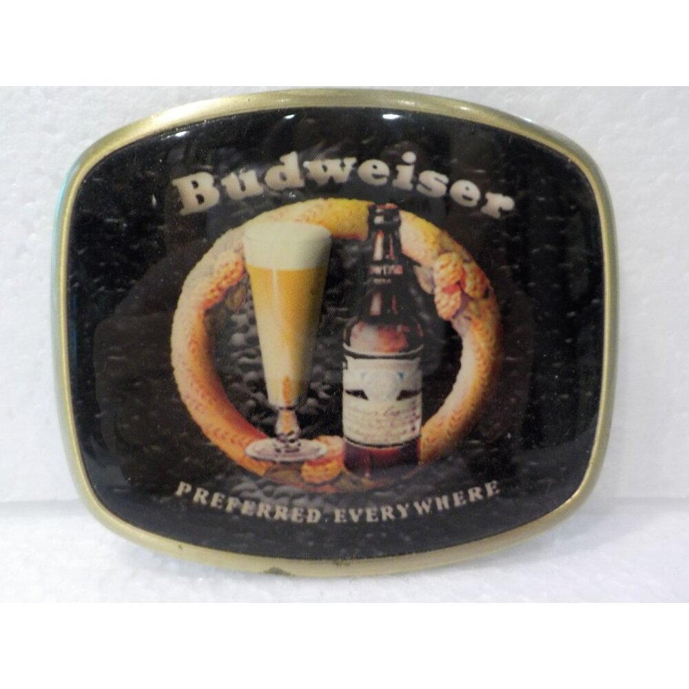 2010 Limited Ed. Budweiser Preferred Everywhere Belt Buckle Fits up to 1.5" Belt
